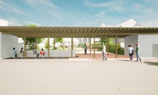 つしまクロスの施設の様子